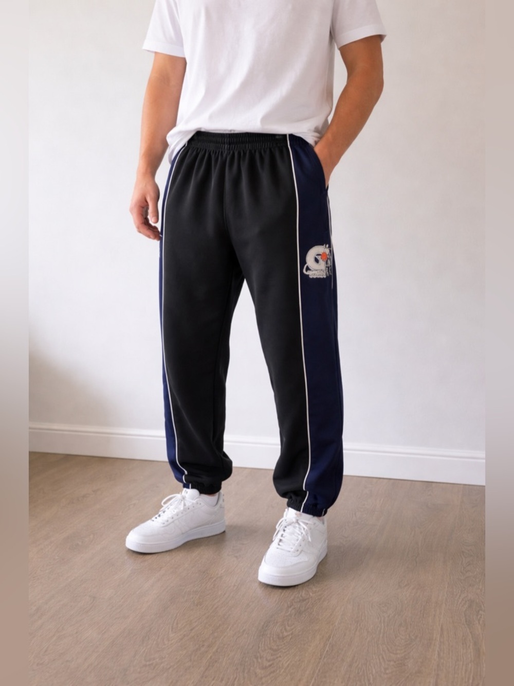 Vintage AND1 College Georgetown Warm Up Pants Size Large